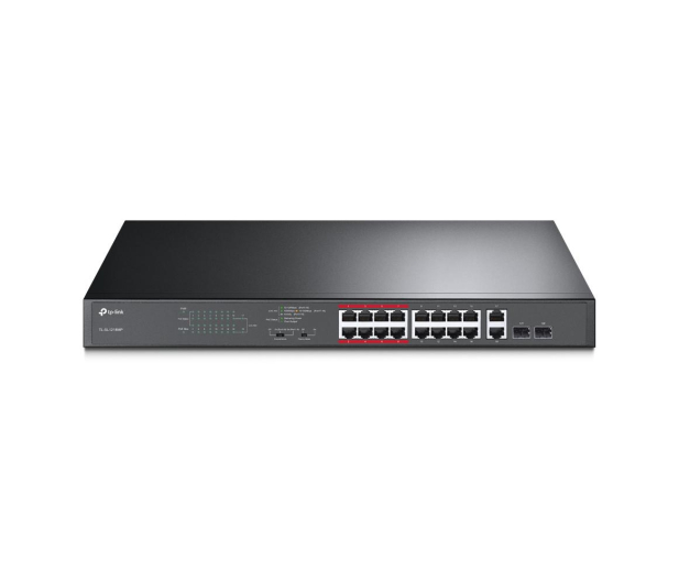 TP-Link 18p TL-SL1218MP (16x10/100Mbit PoE+, 2xSFP/Combo) - 1063914 - zdjęcie 3